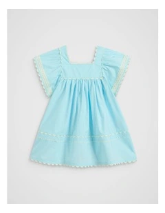 Ric Rac Dress in Blue