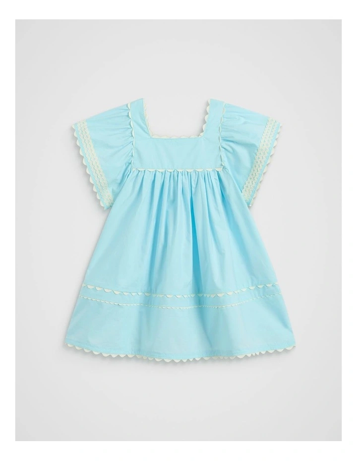 Ric Rac Dress in Blue image 1