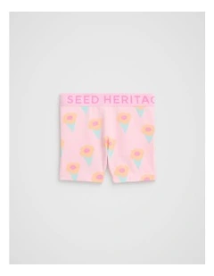 Ice Cream Bike Short in Cherry Blossom