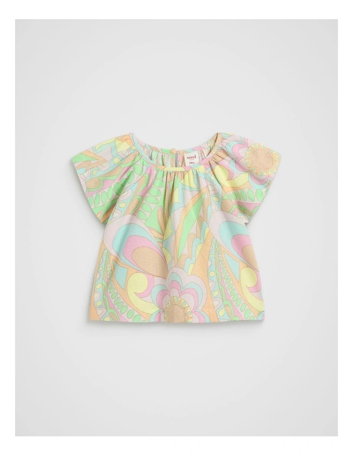 Paisley Top in Multi image 1