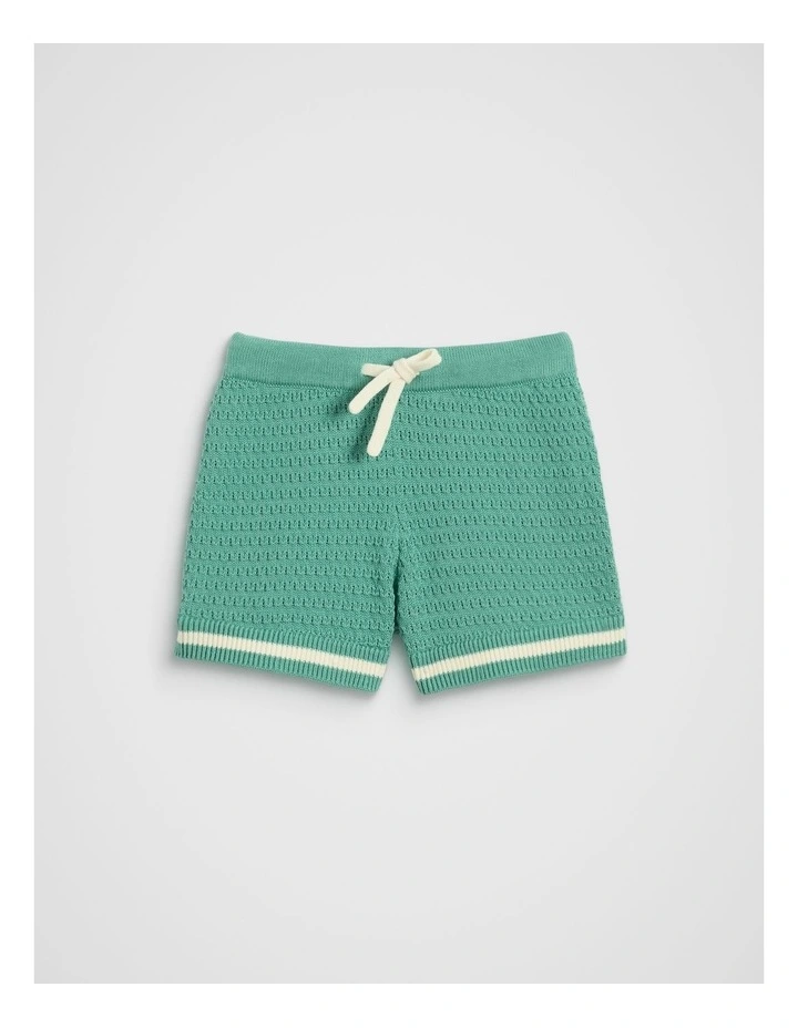 Knit Short in Cool Green image 1