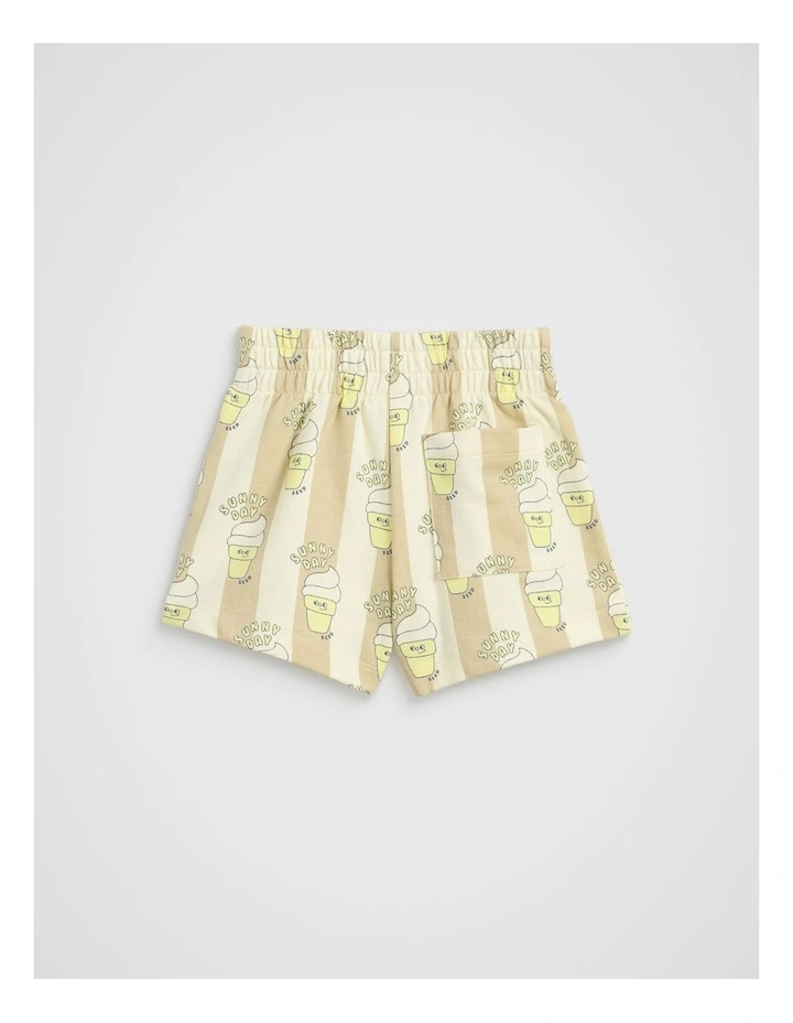 Ice Cream Short in Ecru image 2