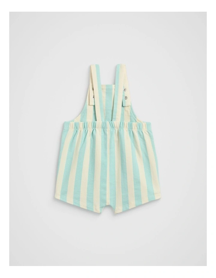 Core Logo Stripe Overall in Blue image 2