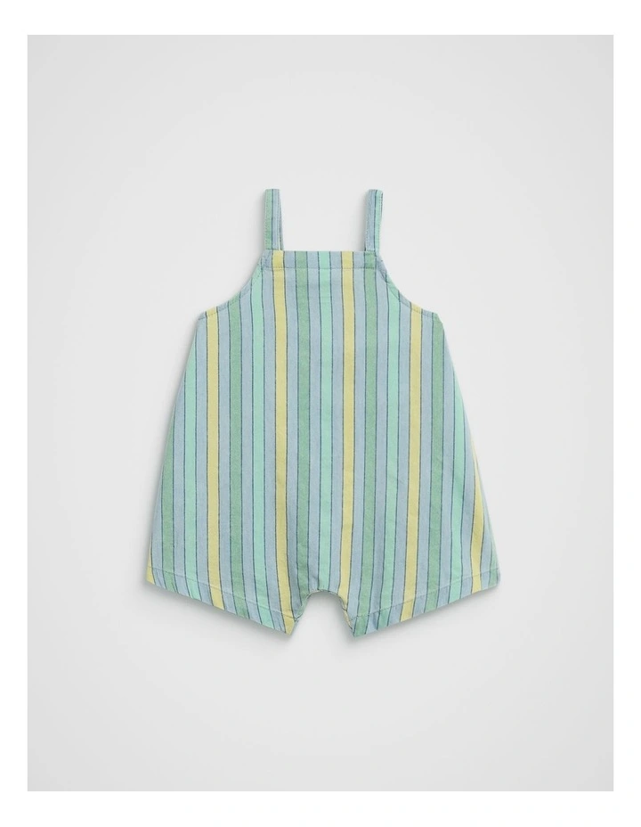 Chambray Stripe Overall in Multi image 2
