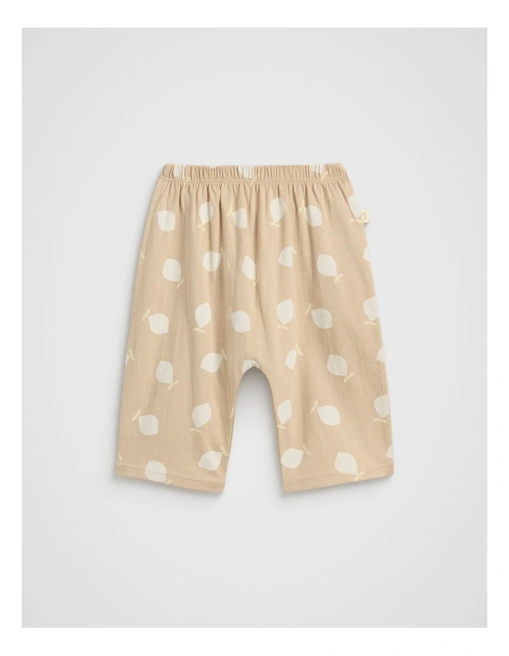 Lemon Harem Pant in Ecru image 1