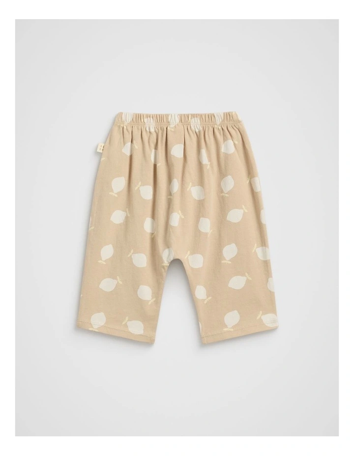 Lemon Harem Pant in Ecru image 2