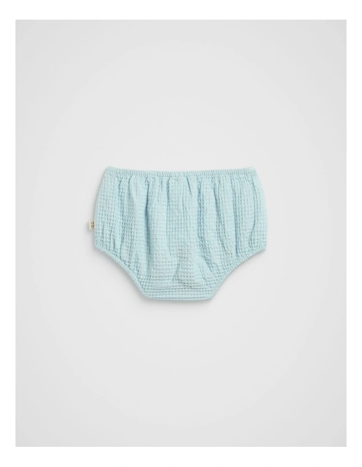 Waffle Bloomer in Soft Blue image 2
