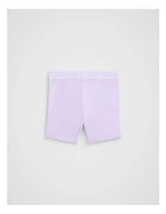 Core Logo Bike Short in Lavender