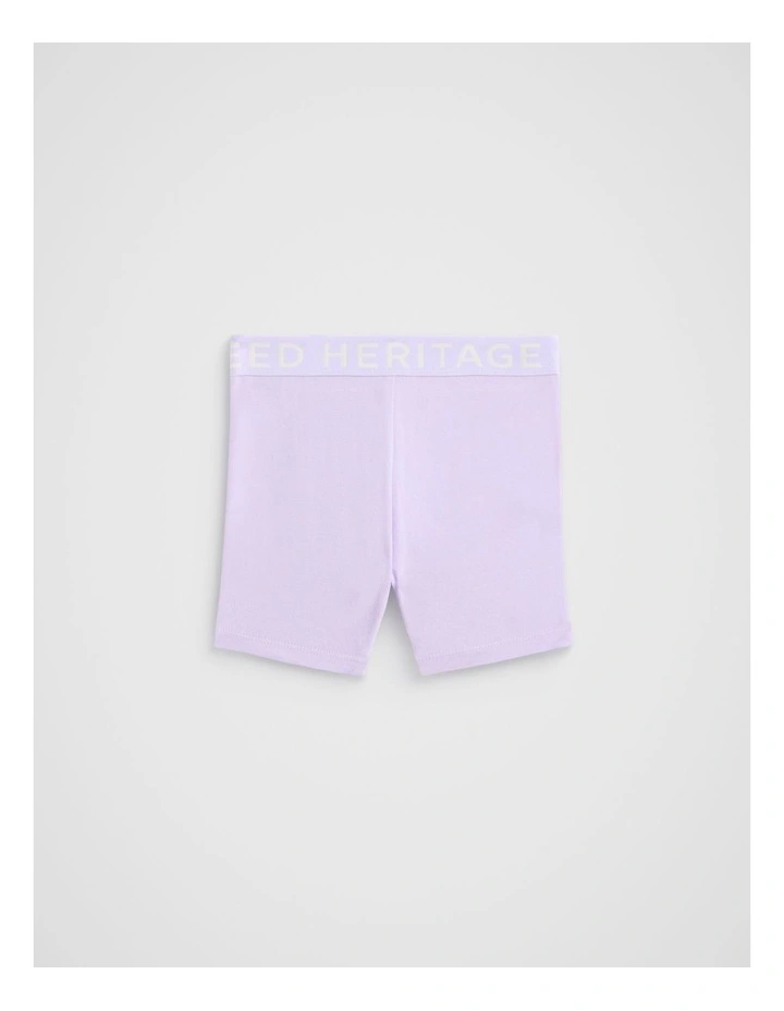 Core Logo Bike Short in Lavender image 1