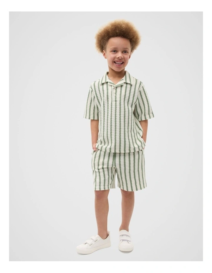 Resort Polo T-shirt in Cactus image 1