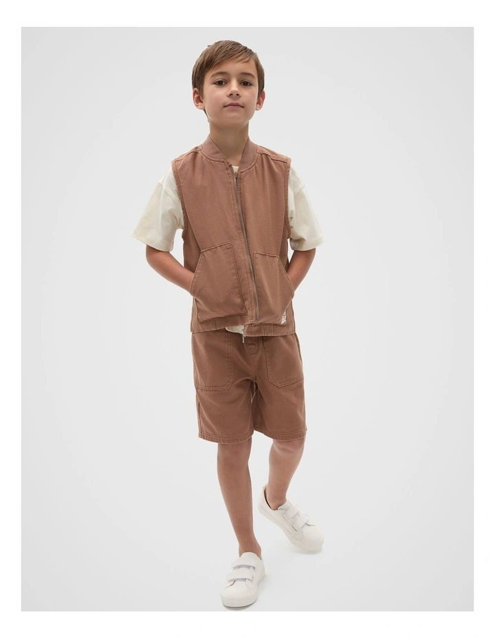 Utility Vest in Mousse image 3