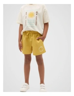 Core Garment Dye Short in Desert Sand