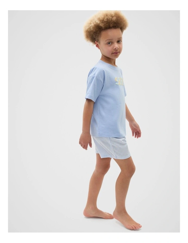 Logo Pyjama in Luna Blue image 3