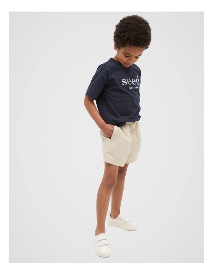 Core Oversized Logo Tee in Midnight Blue image 3