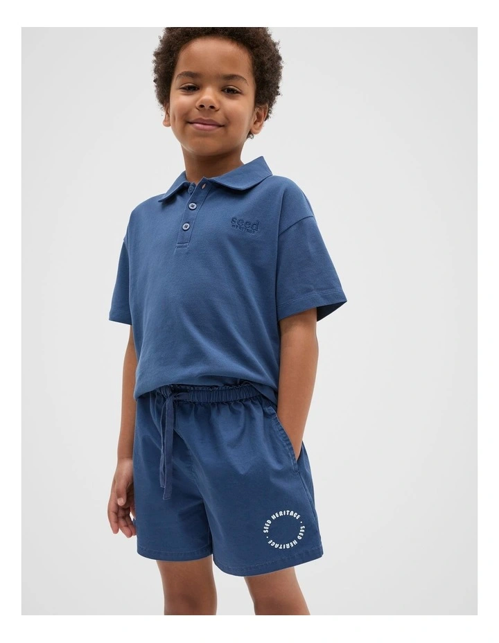 Core Garment Dye Short in Washed Navy image 1