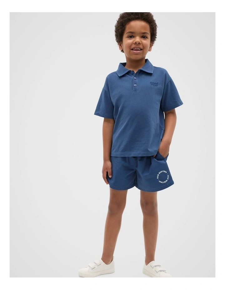Core Garment Dye Short in Washed Navy image 3