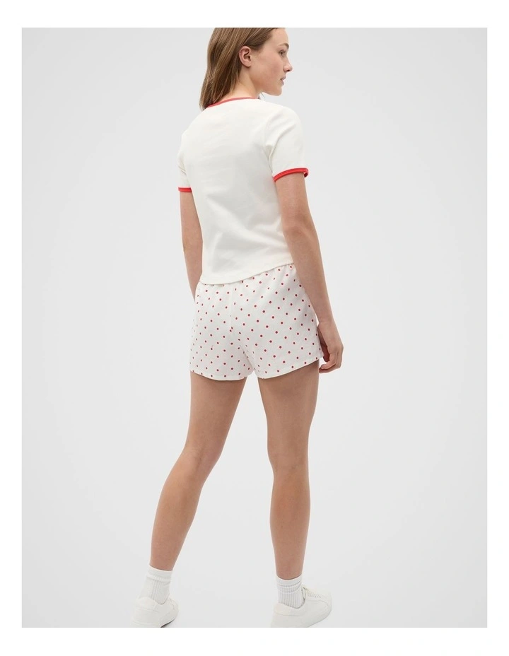 Contrast Bind Logo Tee in White image 2