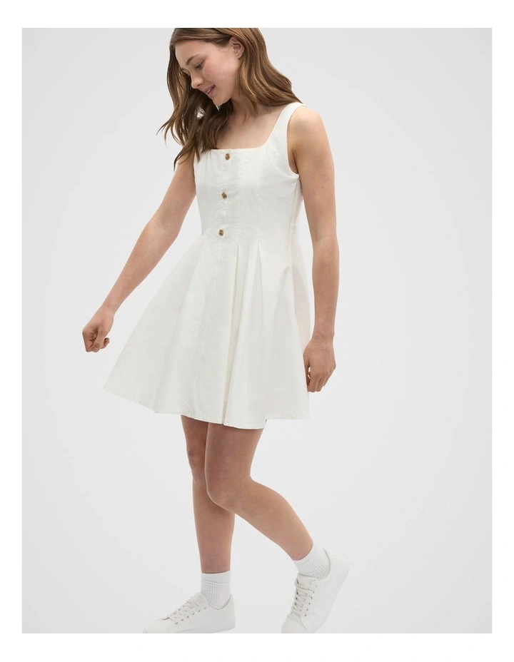 Panelled Dress in Canvas image 1