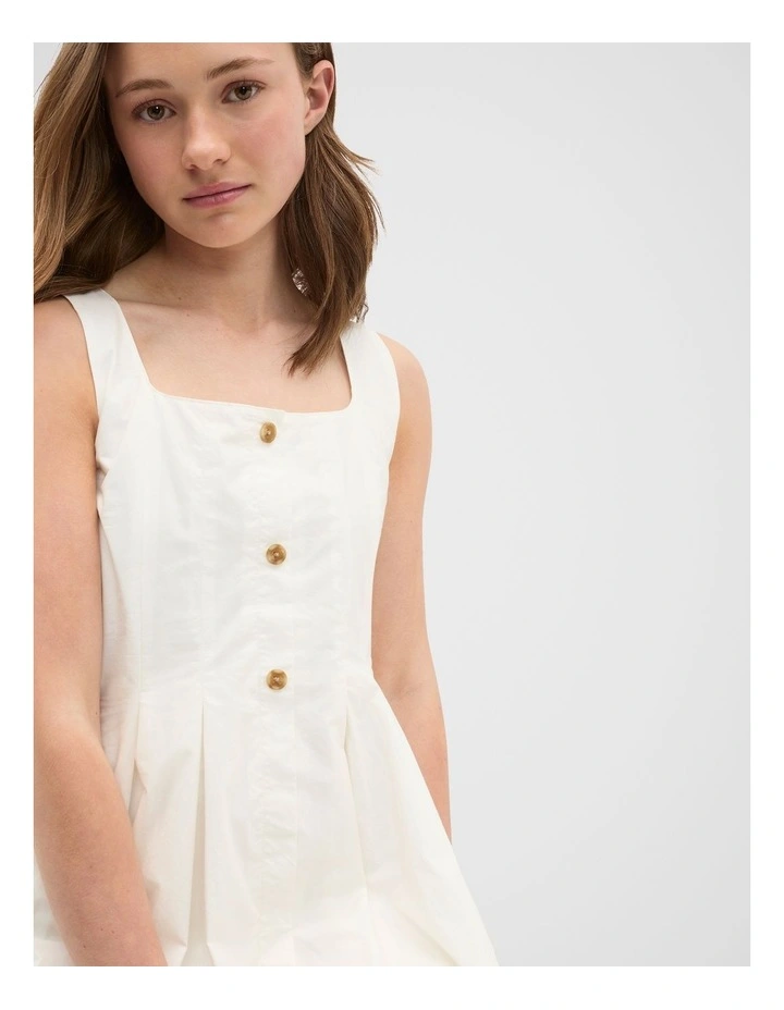 Panelled Dress in Canvas image 3