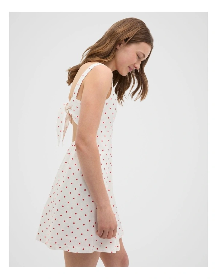 Spot Dress in Strawberry Red image 1