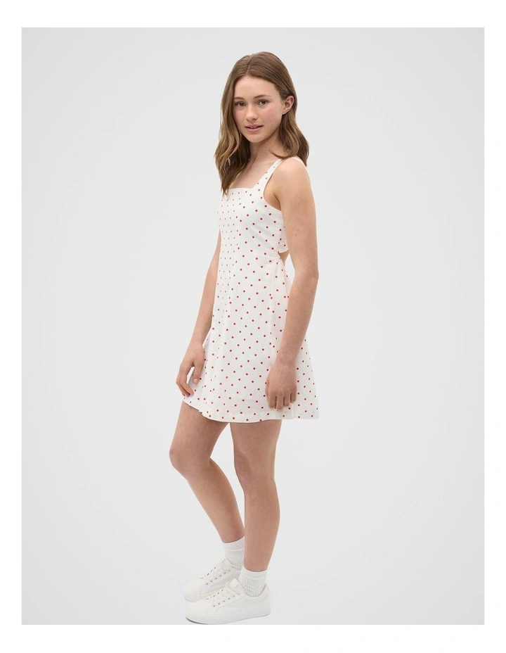 Spot Dress in Strawberry Red image 4