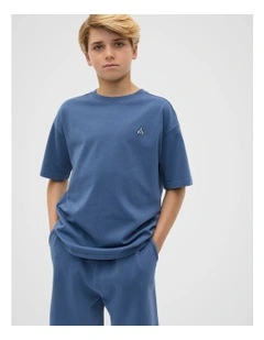 Garment Dye Tee in Blue