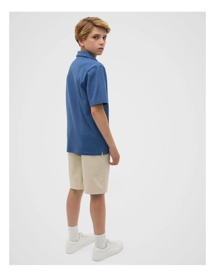 Tee Polo in Blue image 2