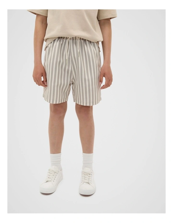 Stripe Boardshort in Almond image 1