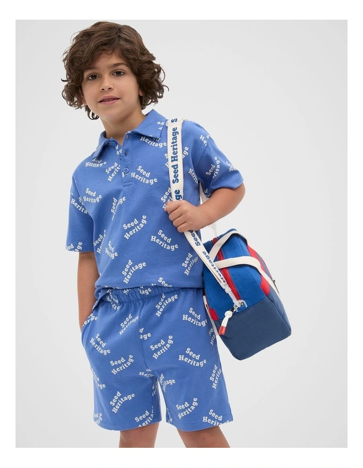 Logo Polo in Azure Blue image 1