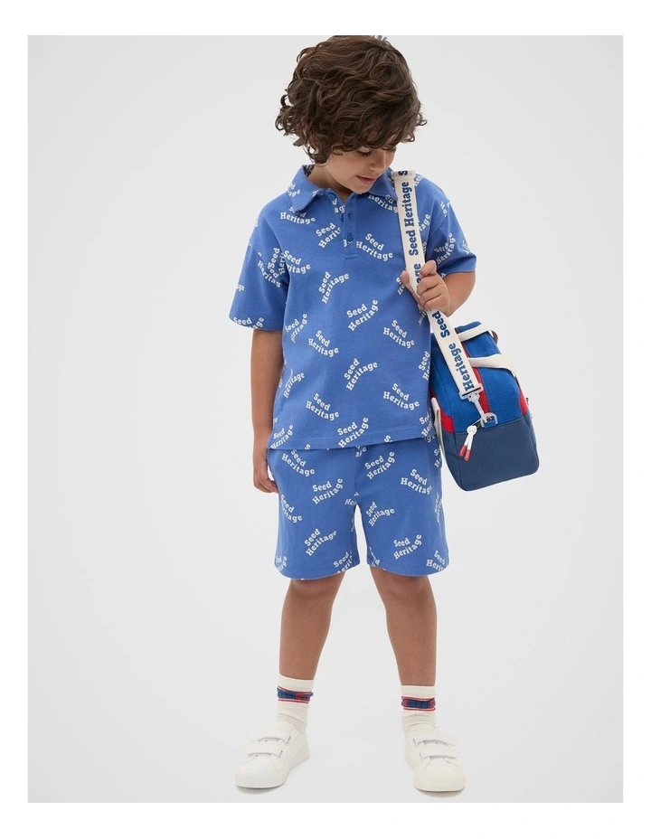 Logo Short in Azure Blue image 3