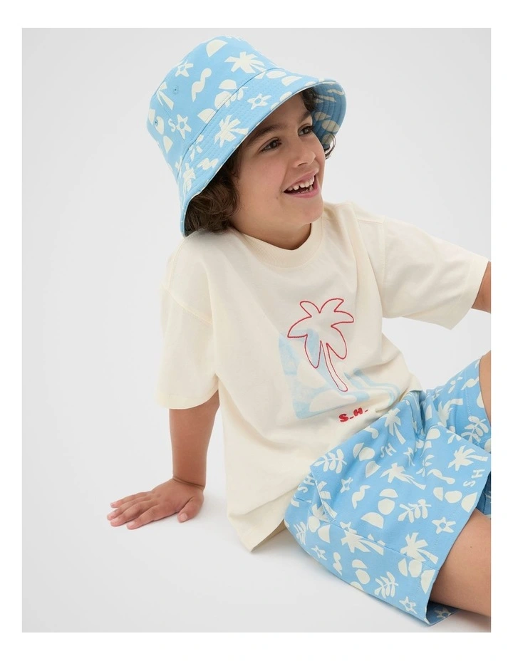 Relaxed Placement Tee in Vintage Cream image 1