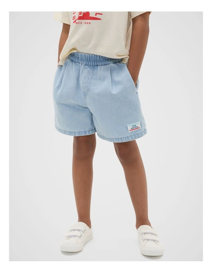 Everyday Denim Short in Cloud Blue Wash image 1