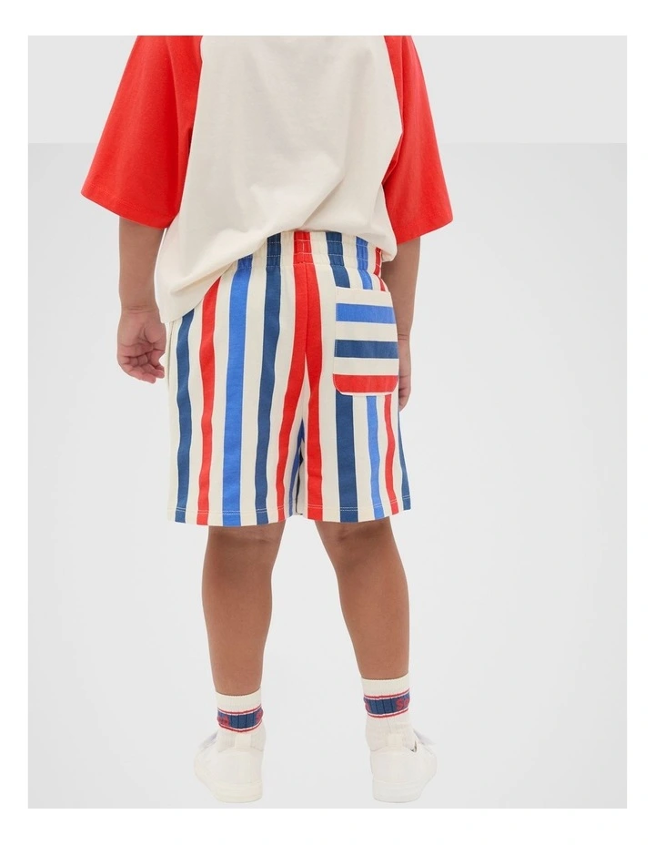Bold Stripe Short in Multi Stripe image 2