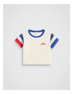 Knit Tee in Vintage Cream