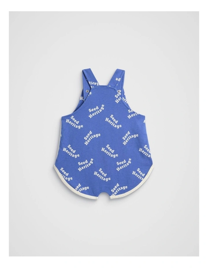 Sporty Logo Overall in Azure Blue image 2