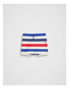 Stripe Knit Bloomer in Multi Stripe