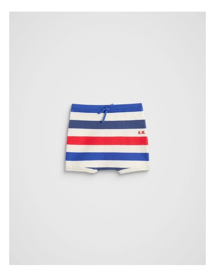 Stripe Knit Bloomer in Multi Stripe image 1