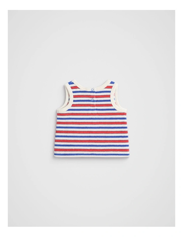 Retro Stripe Tank in Multi image 2
