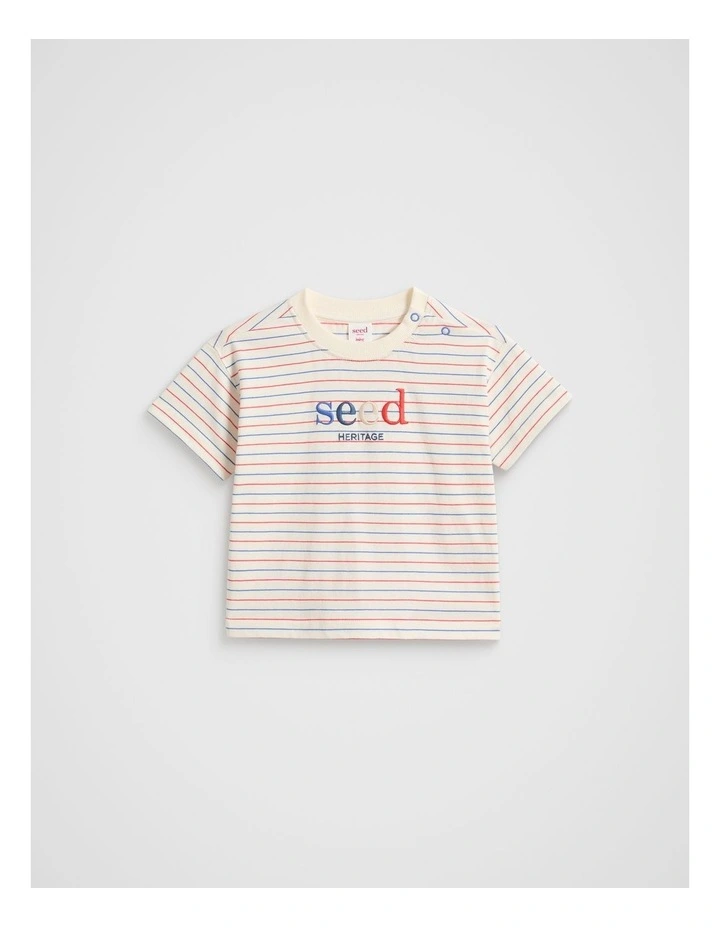 Multi Stripe Logo Tee image 1