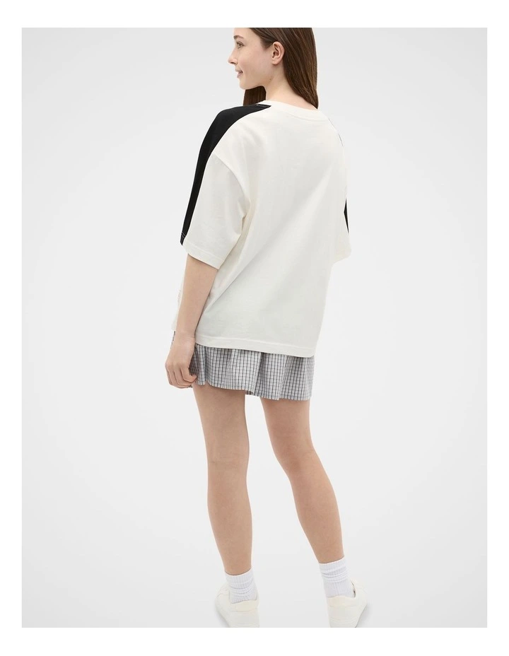 Relaxed Tee in Classic Cream image 2