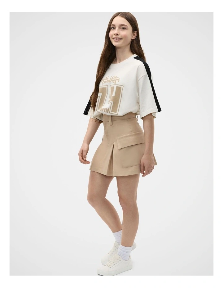 Cargo Pocket Skort in Sandstone image 4