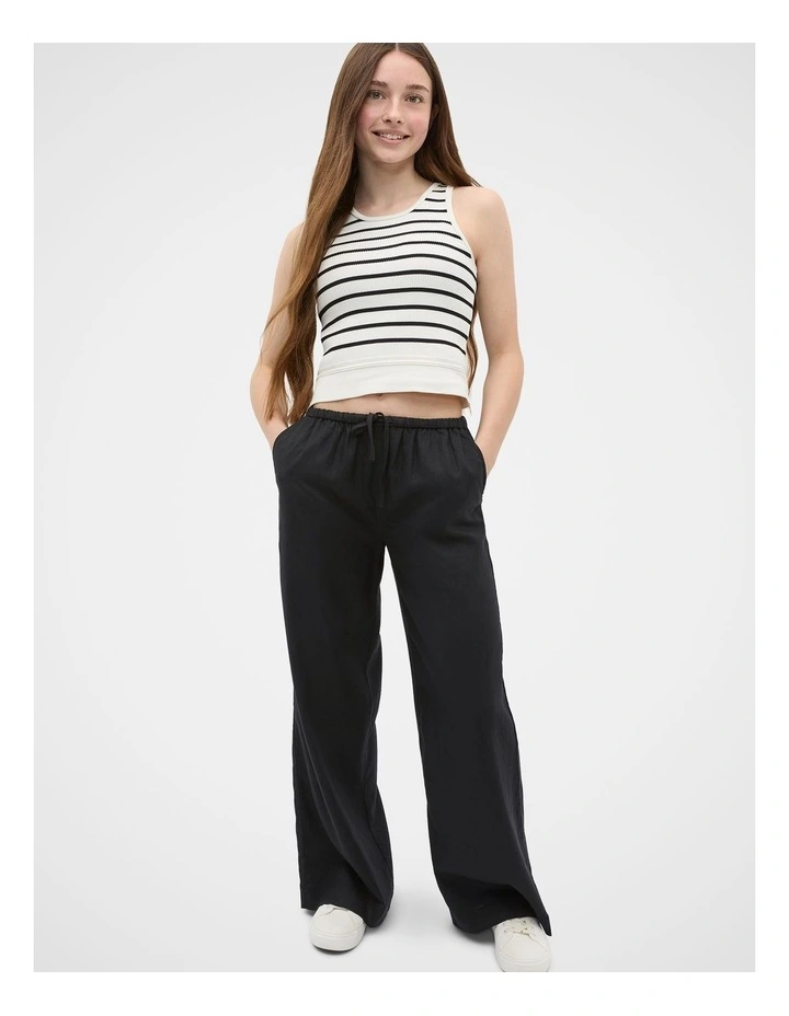 Pull On Pant in Black image 4