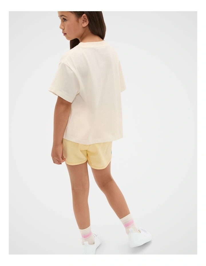 Sporty Logo Tee in Classic Cream image 2