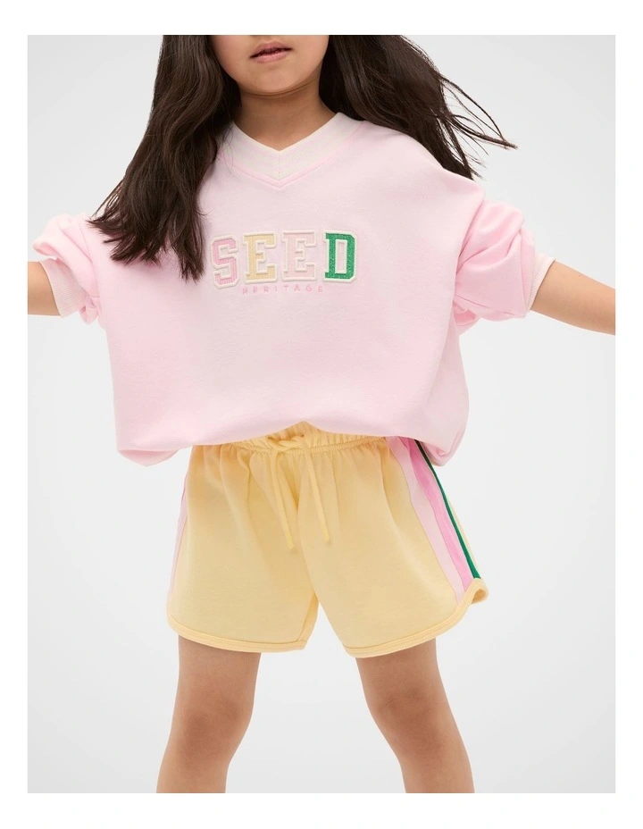 Runner Short in Pale Banana image 1