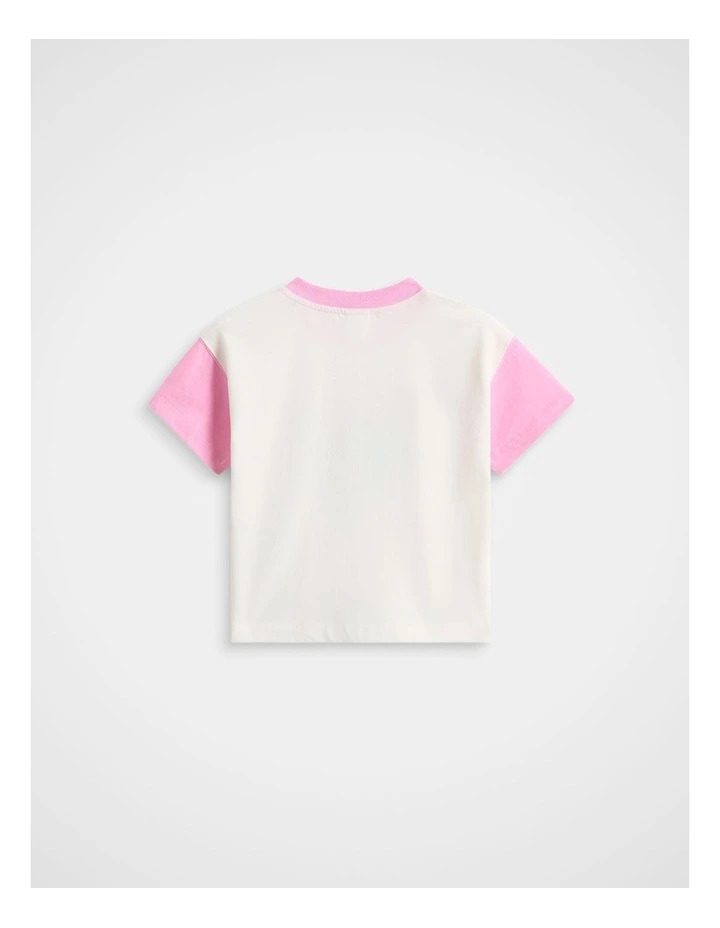 Flower Tee in Classic Cream image 2