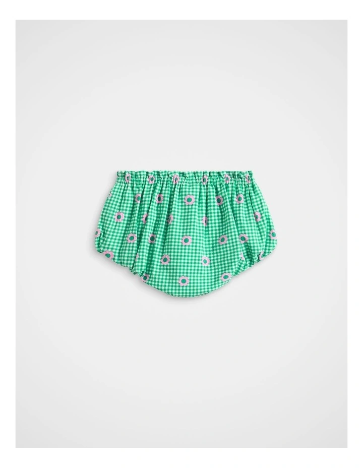 Check Flower Bloomer in Light Evergreen image 2