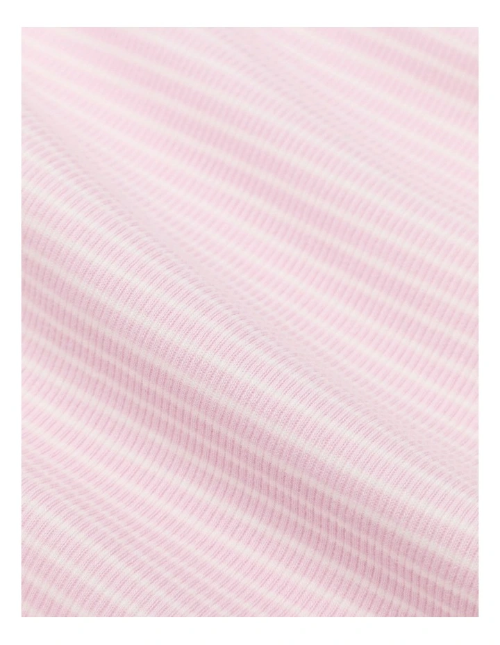 Core Rib Logo Wrap in Posie Stripe image 2