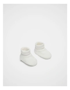 Core Rib Logo Bootie in Canvas