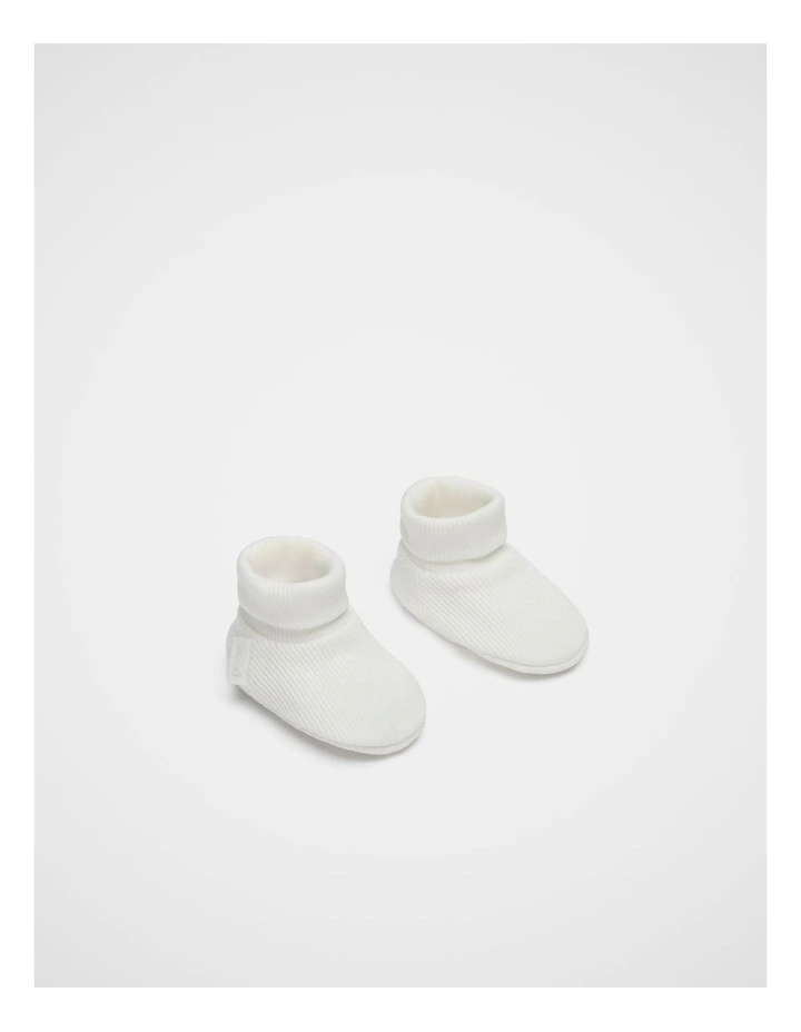 Core Rib Logo Bootie in Canvas image 1