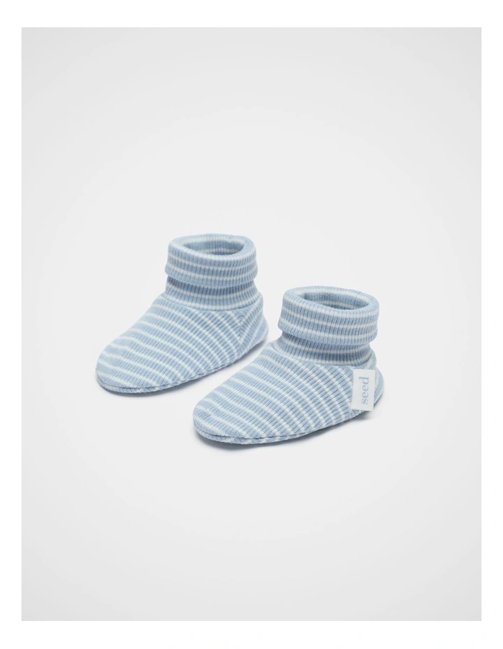 Core Rib Logo Bootie in Blue Stripe image 2